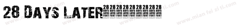 28 Days Later转换器字体转换